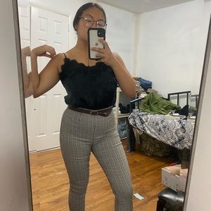 Lace-Trimmed Bodysuit